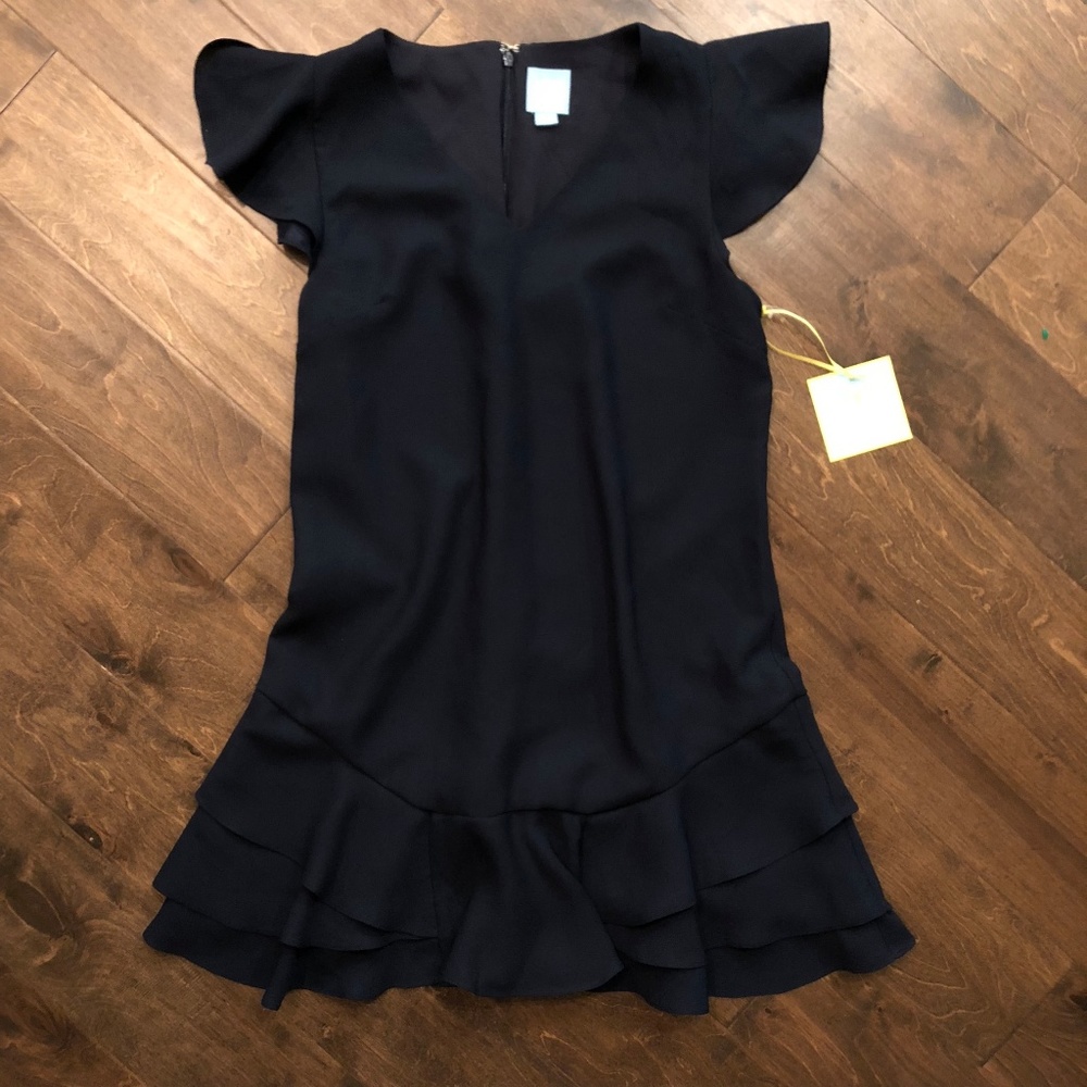 Cece Layla Ruffle Shift Dress - Picture 2 of 5